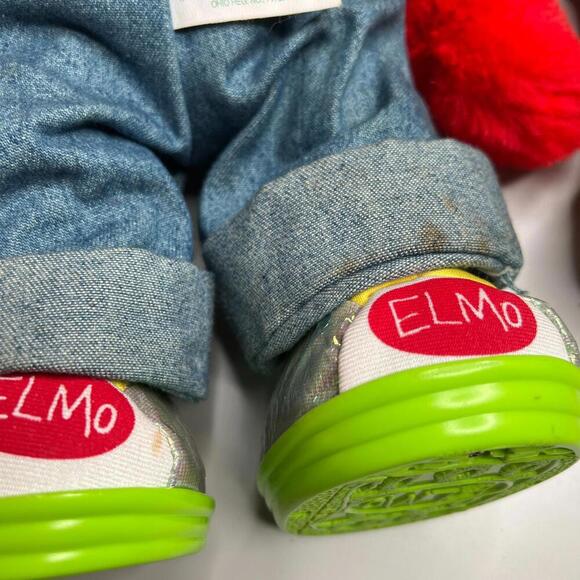 Vintage Sesame Street Elmo & Ernie Plush Lot TYCO Fisher-Price 1990s Talking - Picture 9 of 15